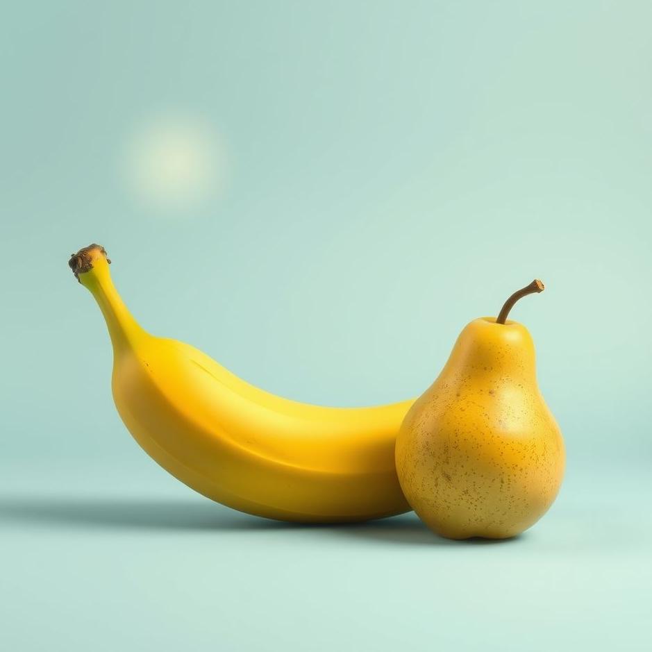 Dream : Banana and pear in a dream