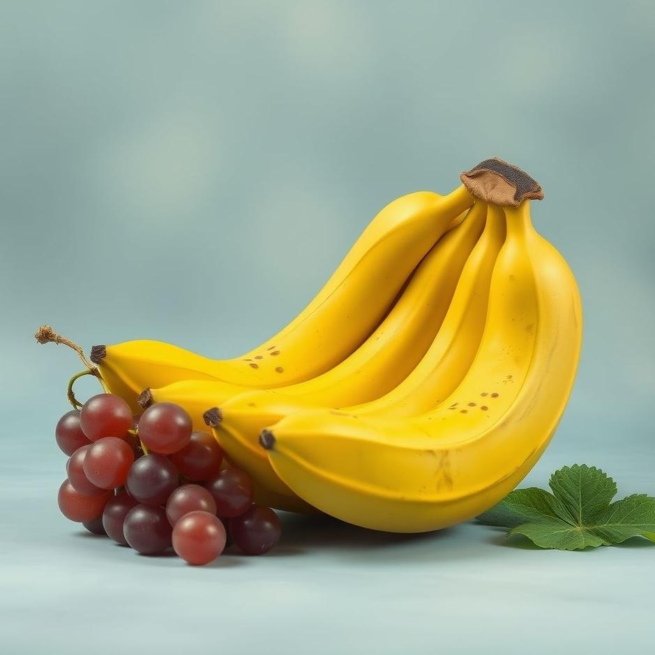 Dream : Bananas and grapes in a dream