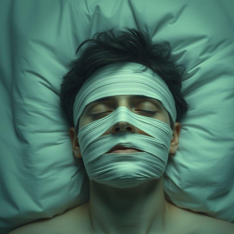 Dream : Bandaged face in a dream