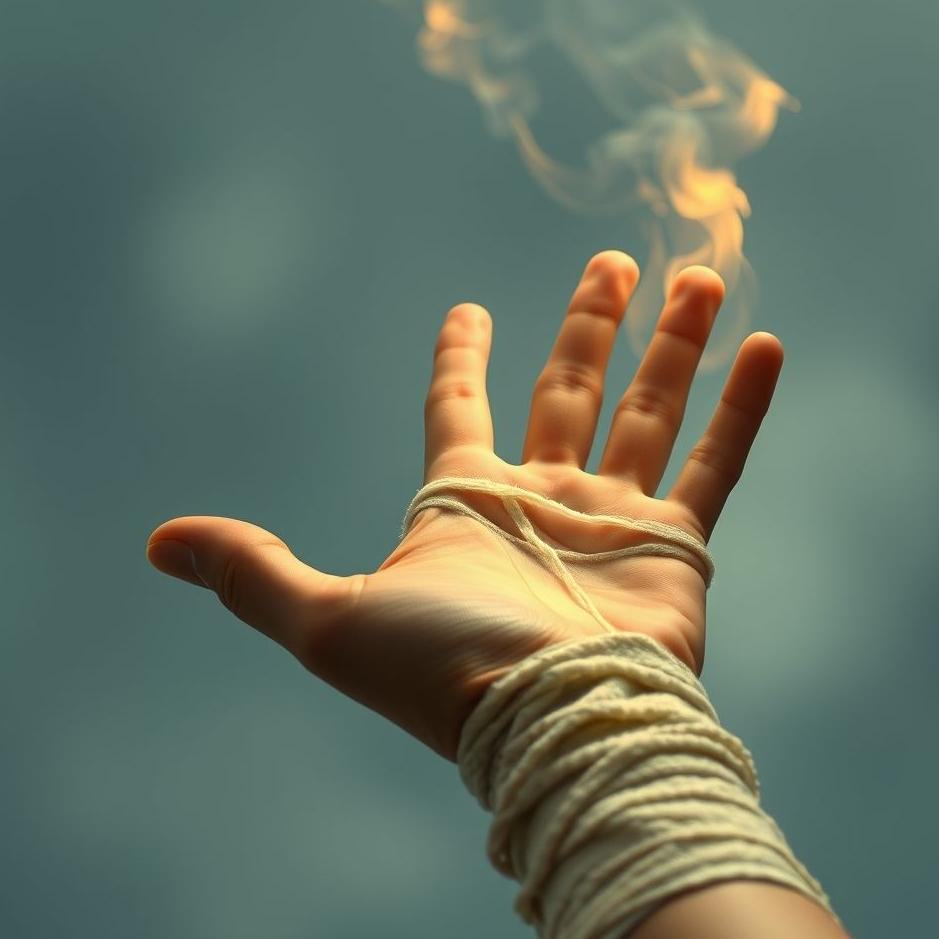 Dream : Bandaged hand in a dream