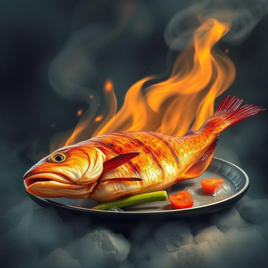 Dream : Barbecued fish in a dream
