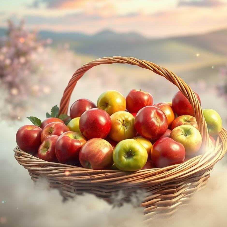 Dream : Basket full of apples in a dream