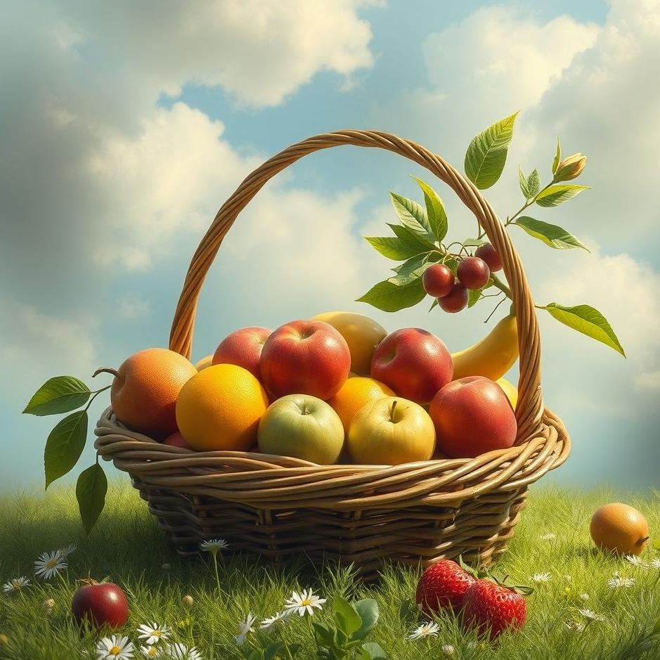 Dream : Basket full of fruit in a dream