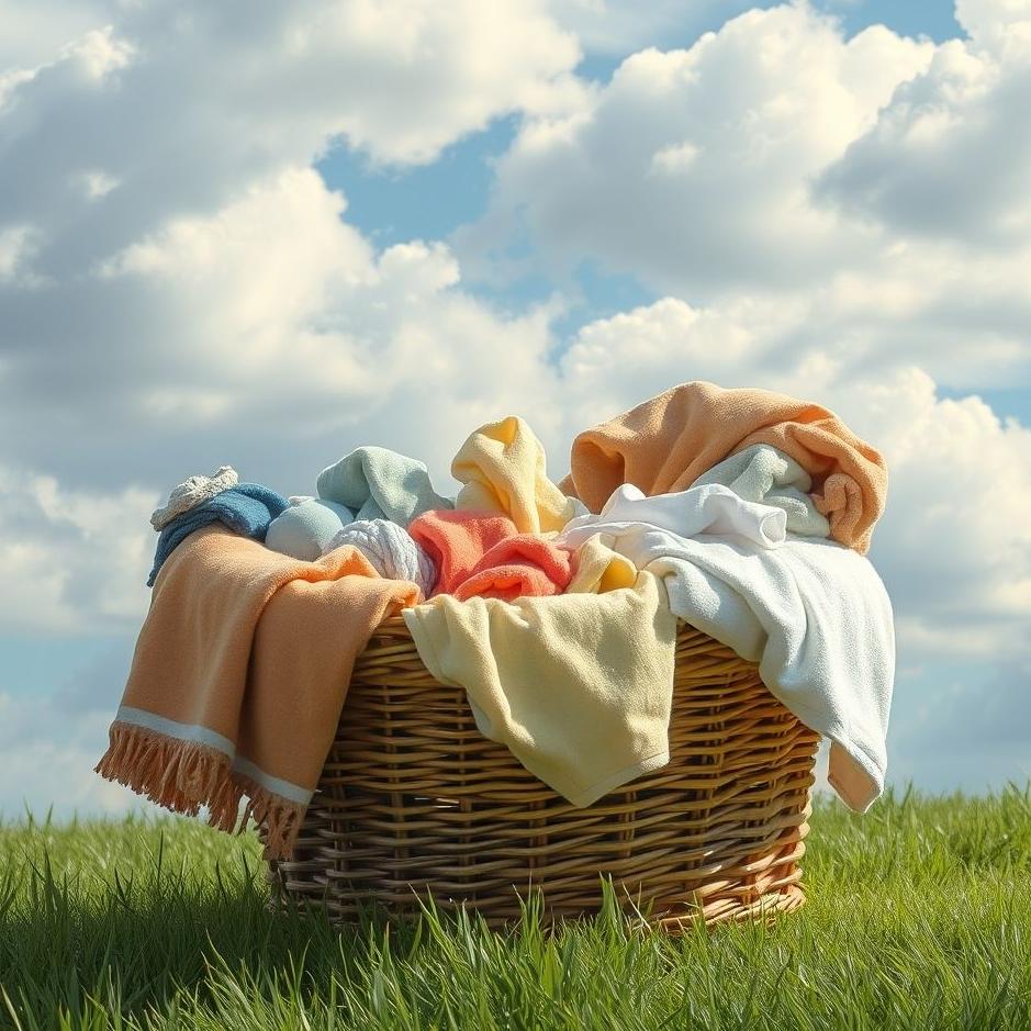 Dream : Basket full of laundry in a dream