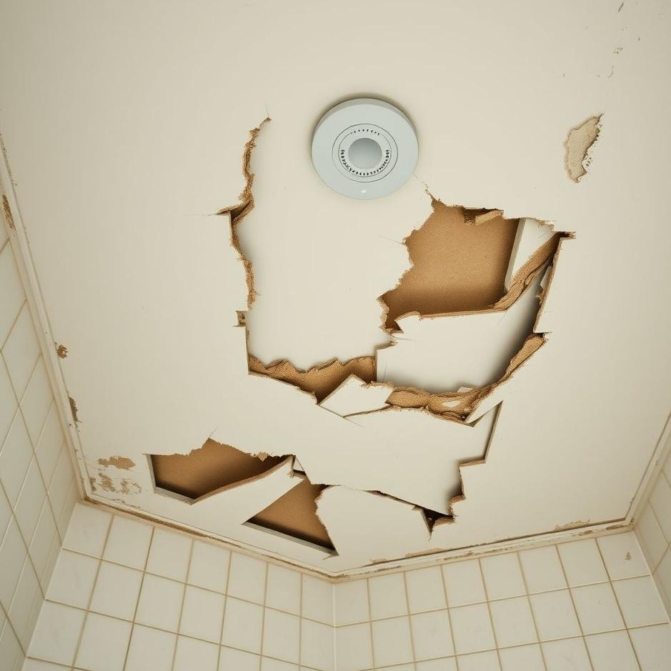 Dream Dictionary : Bathroom ceiling collapsing 