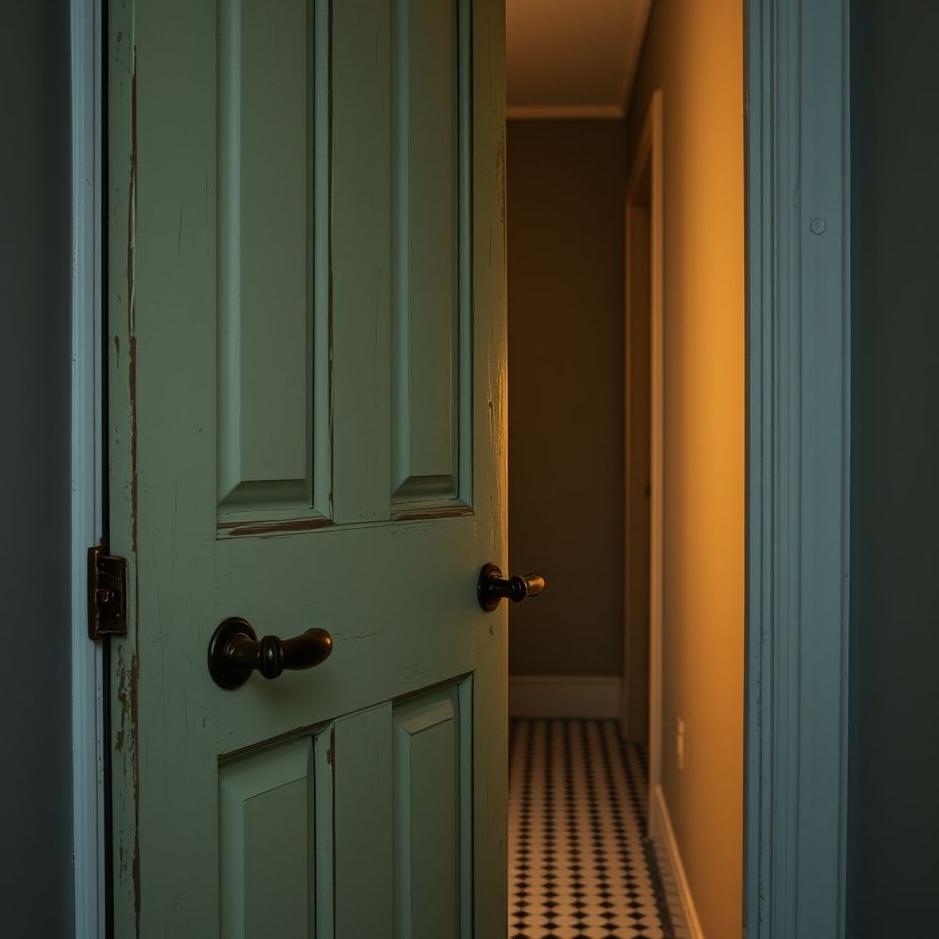 Dream : Bathroom door opening 
