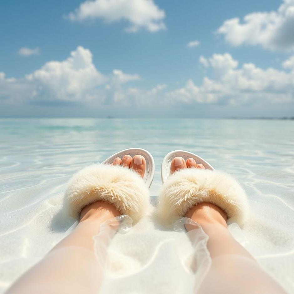 Dream : Beach slippers in a dream