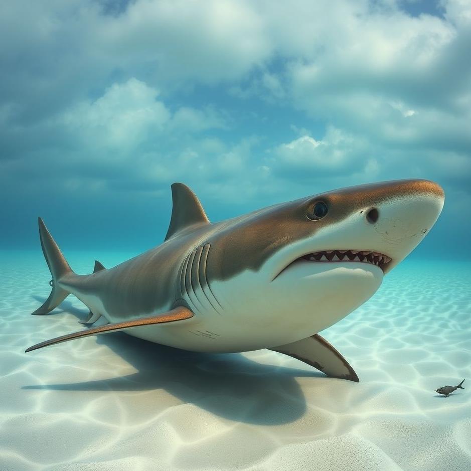 Dream : Beached shark in a dream