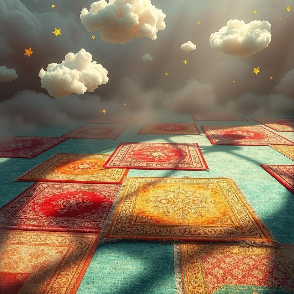 Dream : Beautiful carpets in a dream