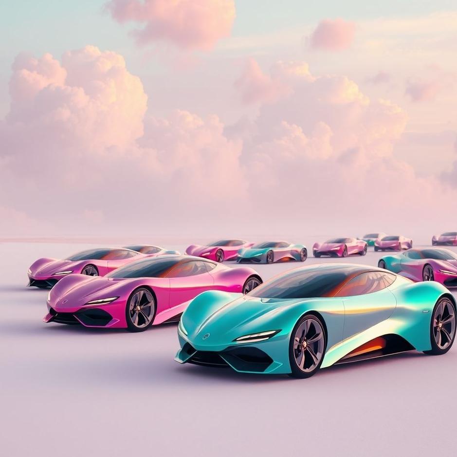 Dream : Beautiful cars in a dream