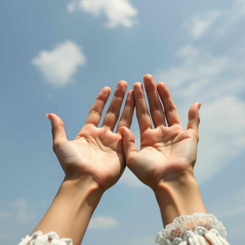 Dream : Beautiful hands in a dream