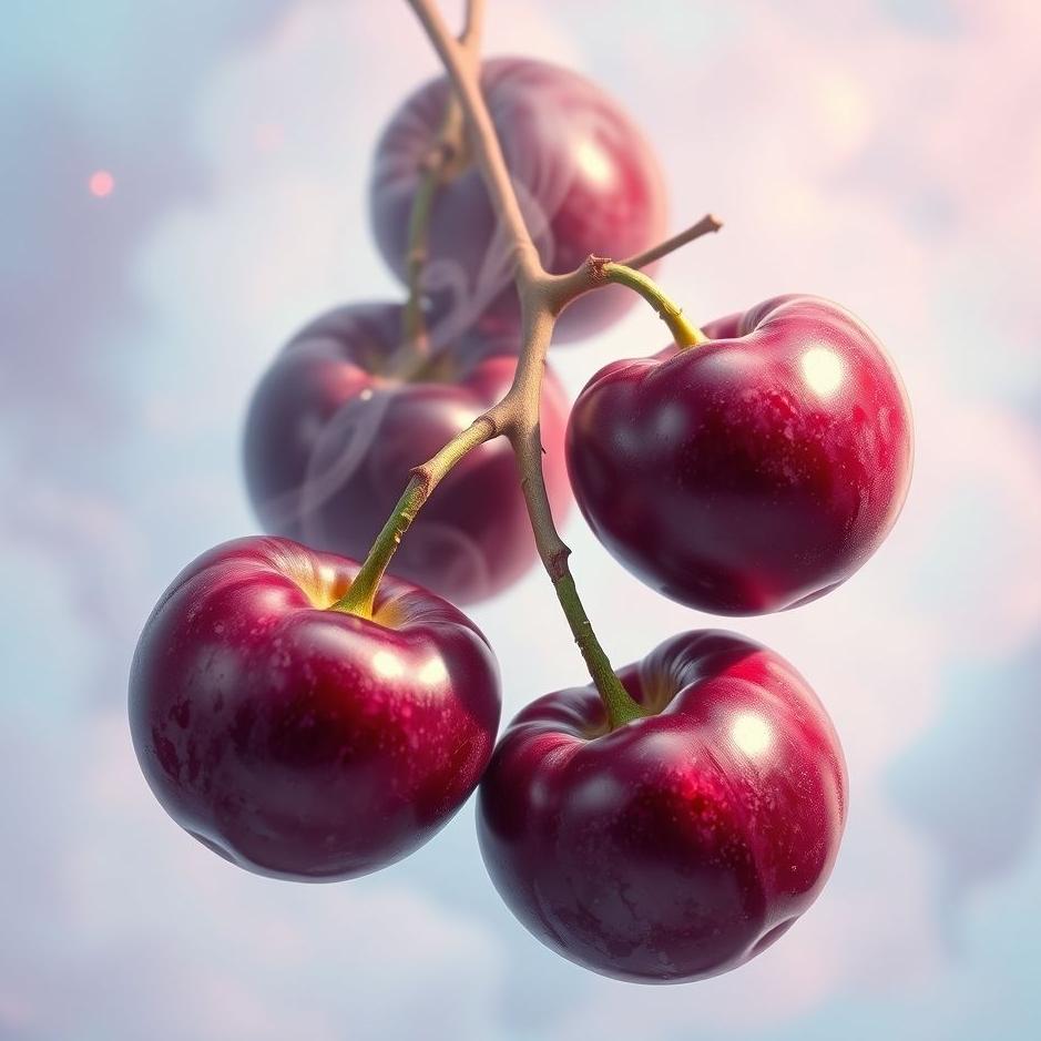 Dream : Beautiful plums in a dream
