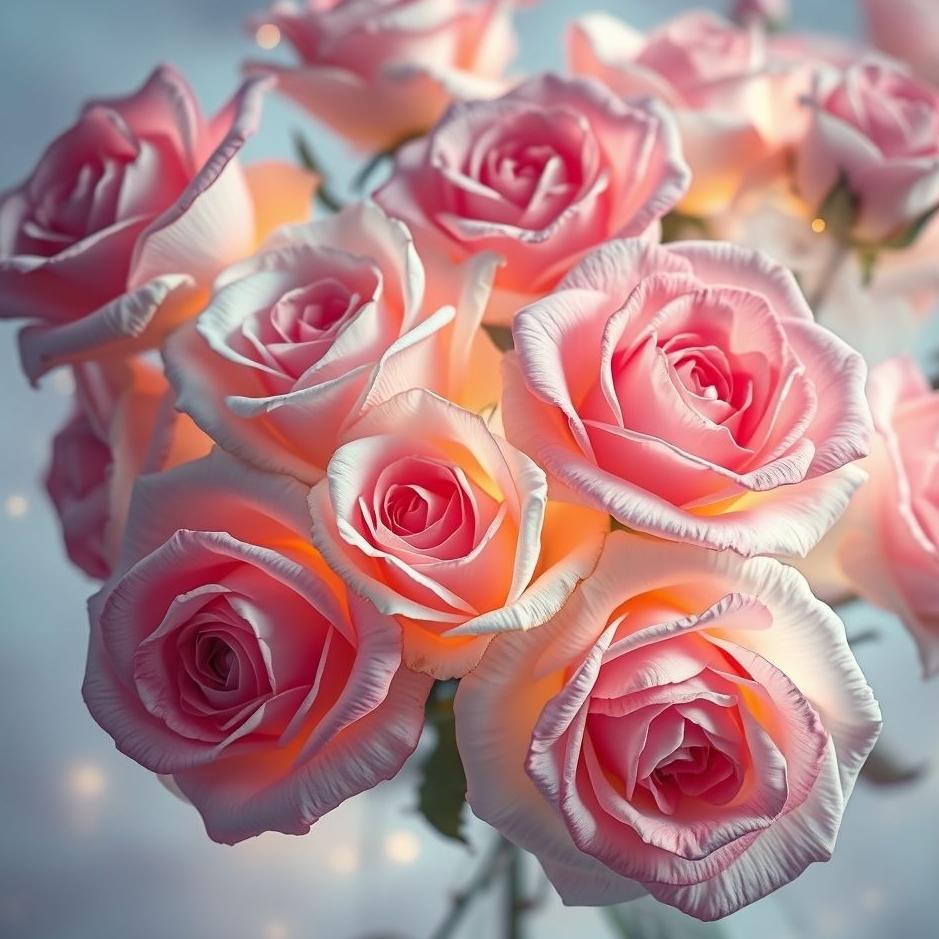 Dream : Beautiful roses in a dream