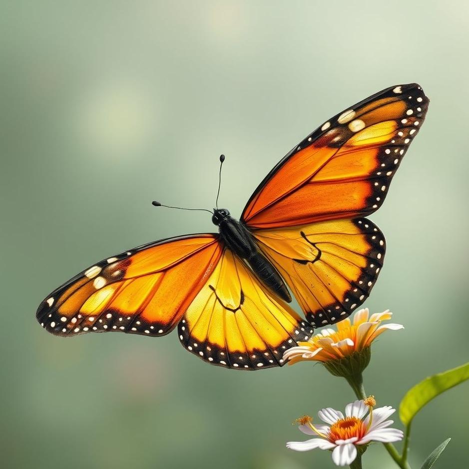 Dream : Becoming a butterfly and flying in your dream