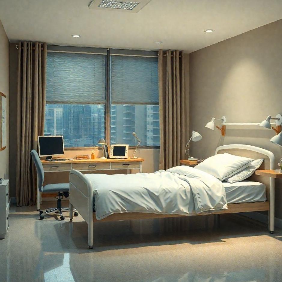 Dream : Bed in a workplace in a dream