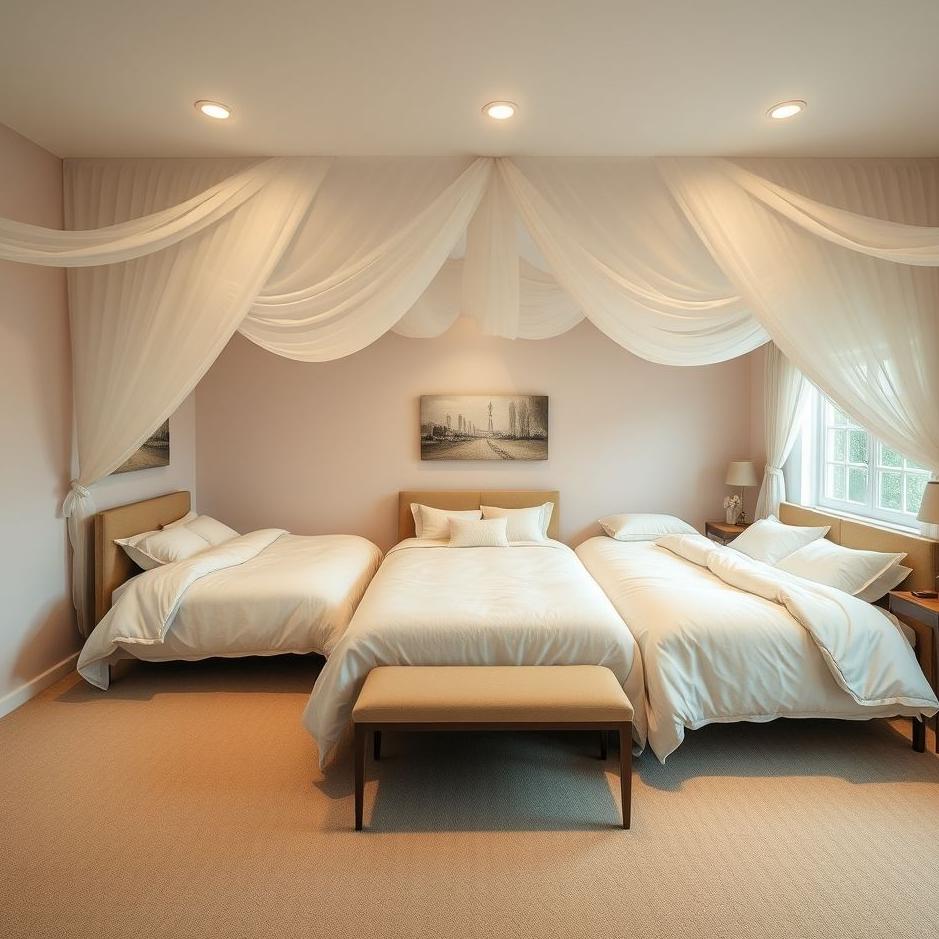 Dream : Beds spread out in a dream