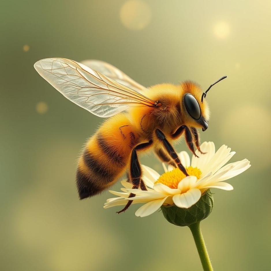 Dream : Bee with wings in a dream