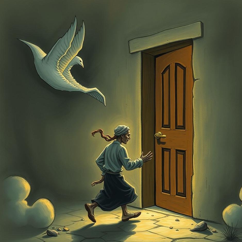 Dream : Beggar being chased out of the door in a dream
