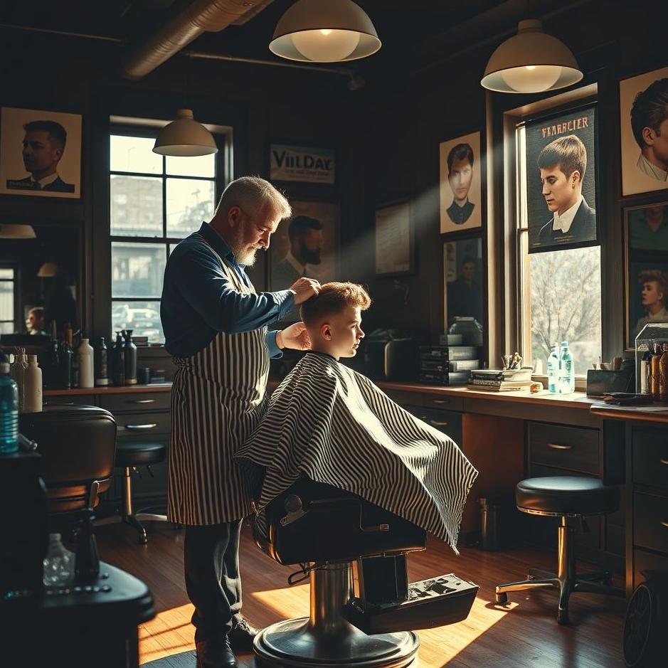 Dream : Being a barber 