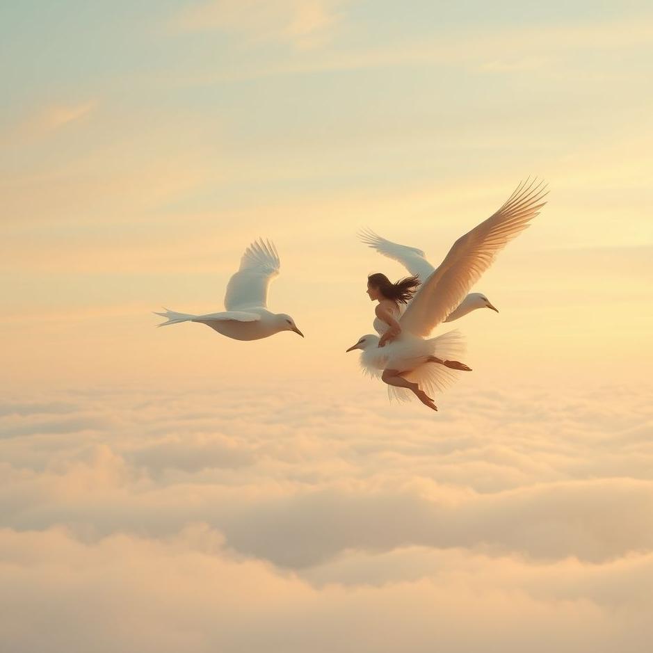 Dream : Being a bird with your husband in a dream