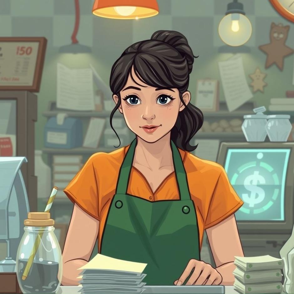 Dream : Being a cashier in a dream