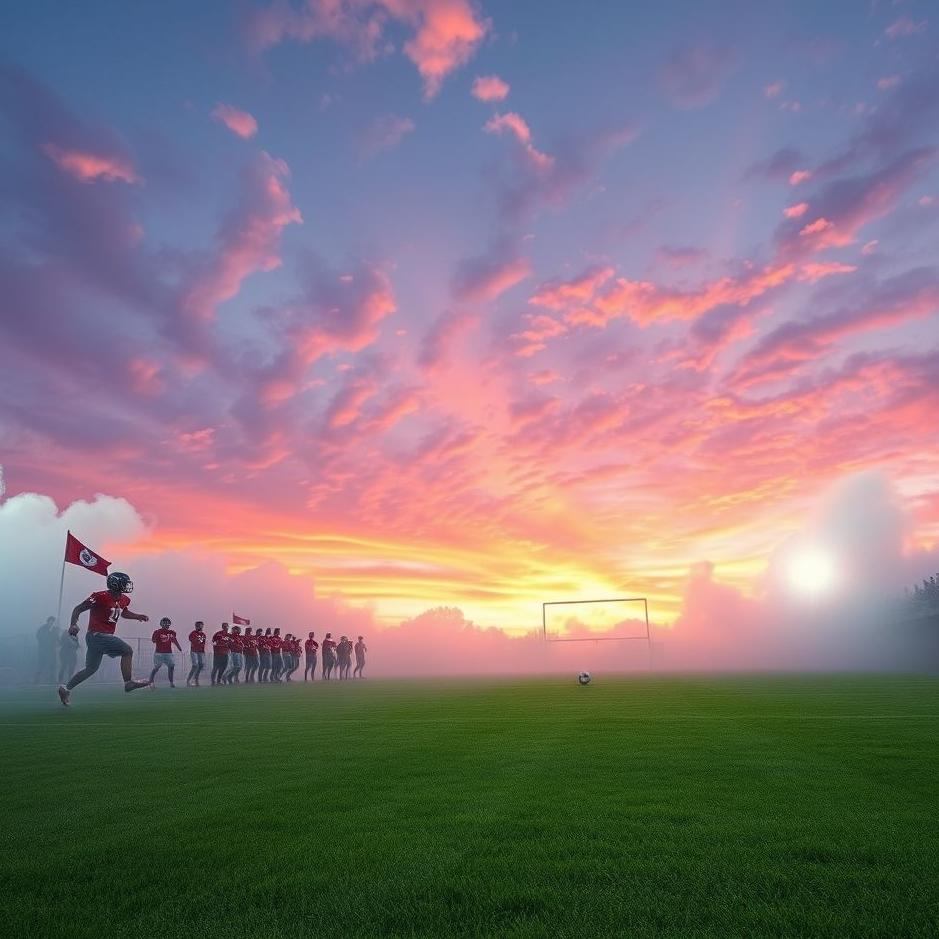 Dream : Being a football player in a dream