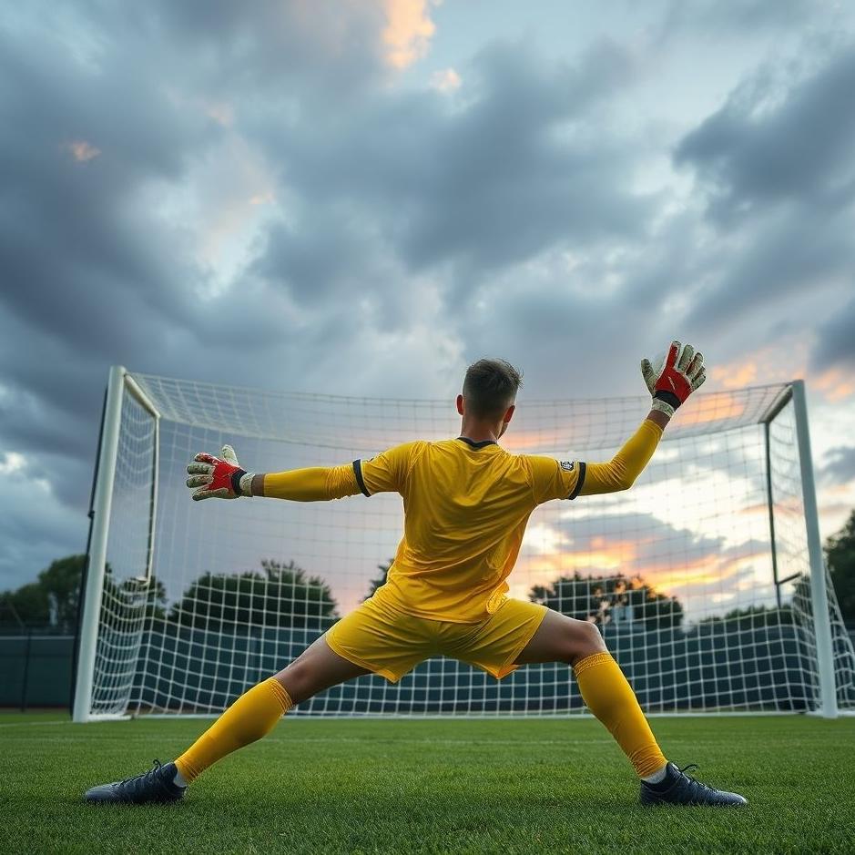 Dream : Being a goalkeeper in a dream