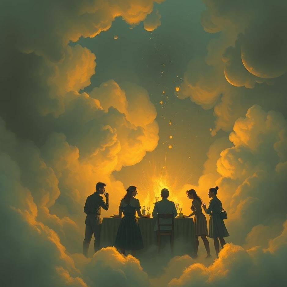 Dream : Being a member of a party in a dream