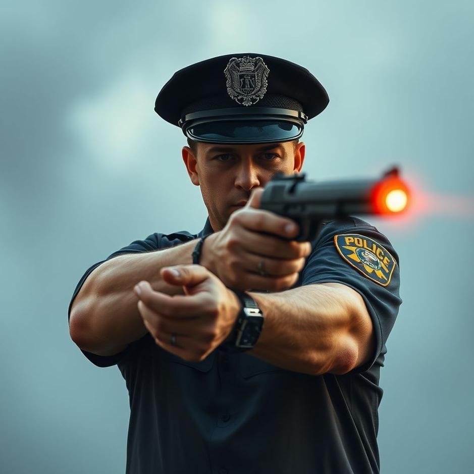 Dream : Being a police officer and shooting in a dream