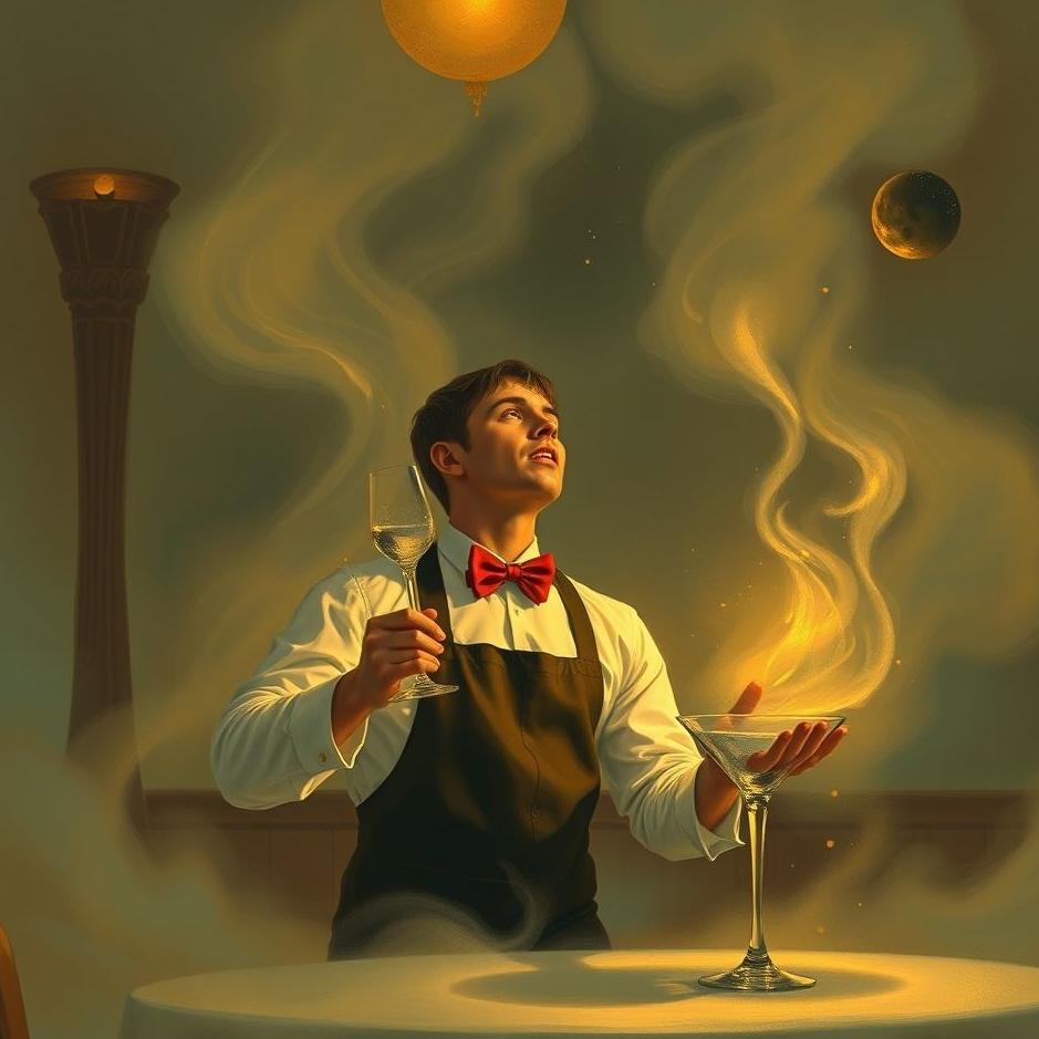 Dream : Being a waiter in a dream