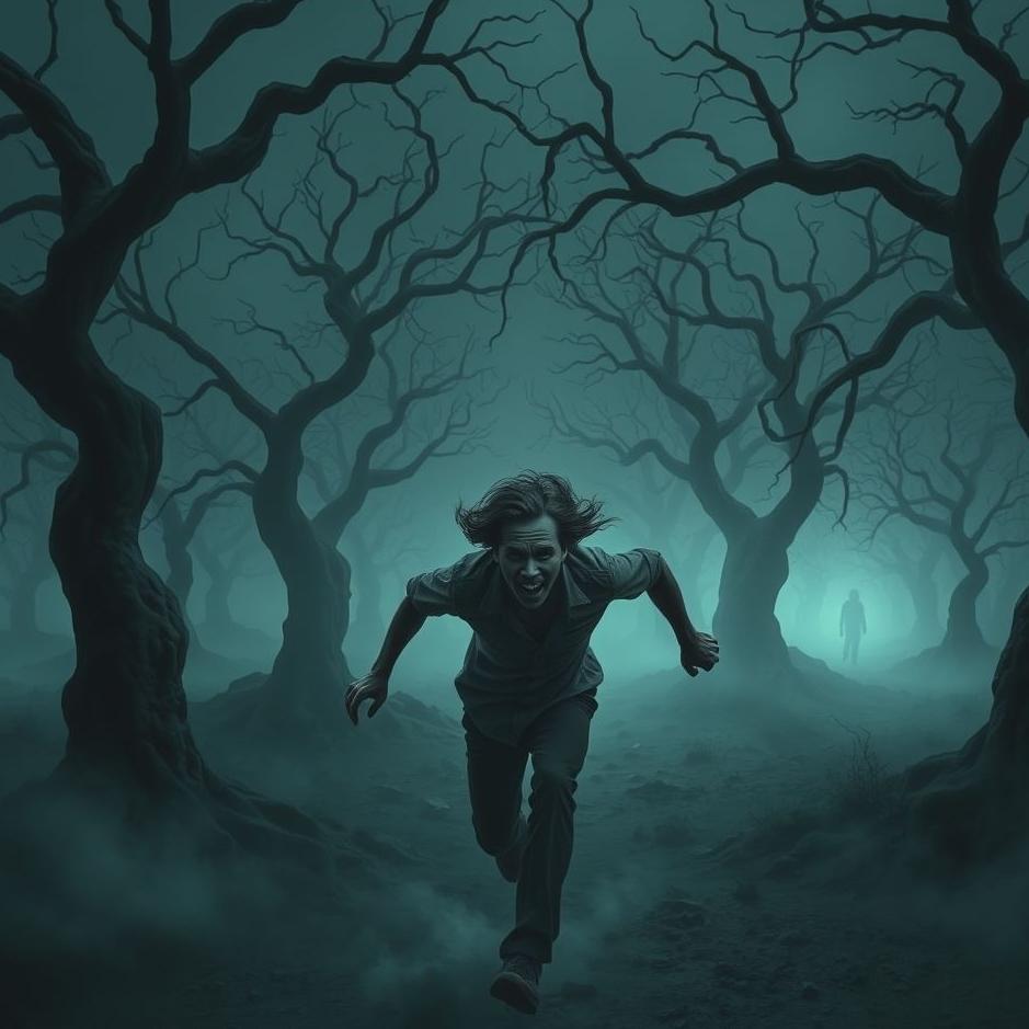 Dream : Being afraid and run away in a dream