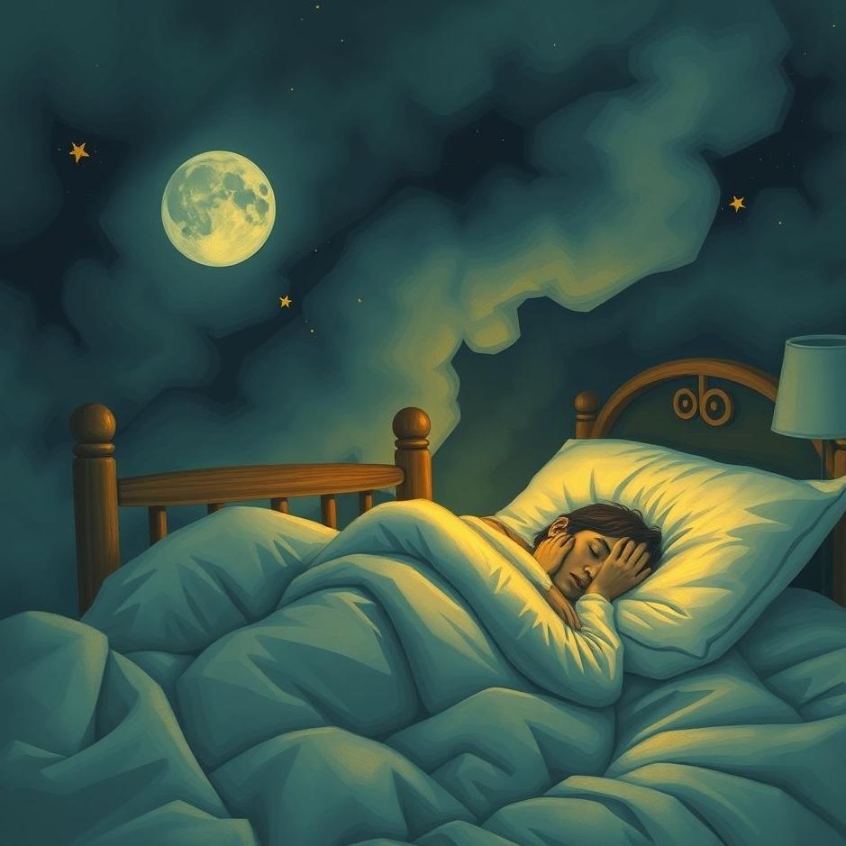 Dream : Being afraid and unable to sleep in a dream