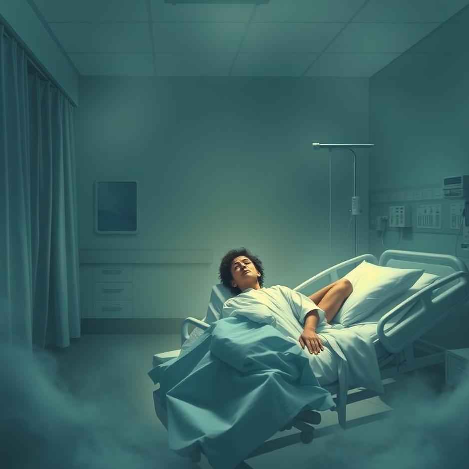 Dream : Being afraid in the hospital in a dream