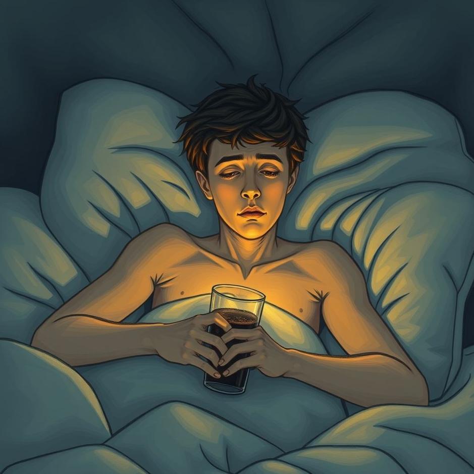 Dream : Being afraid of a drunk in a dream