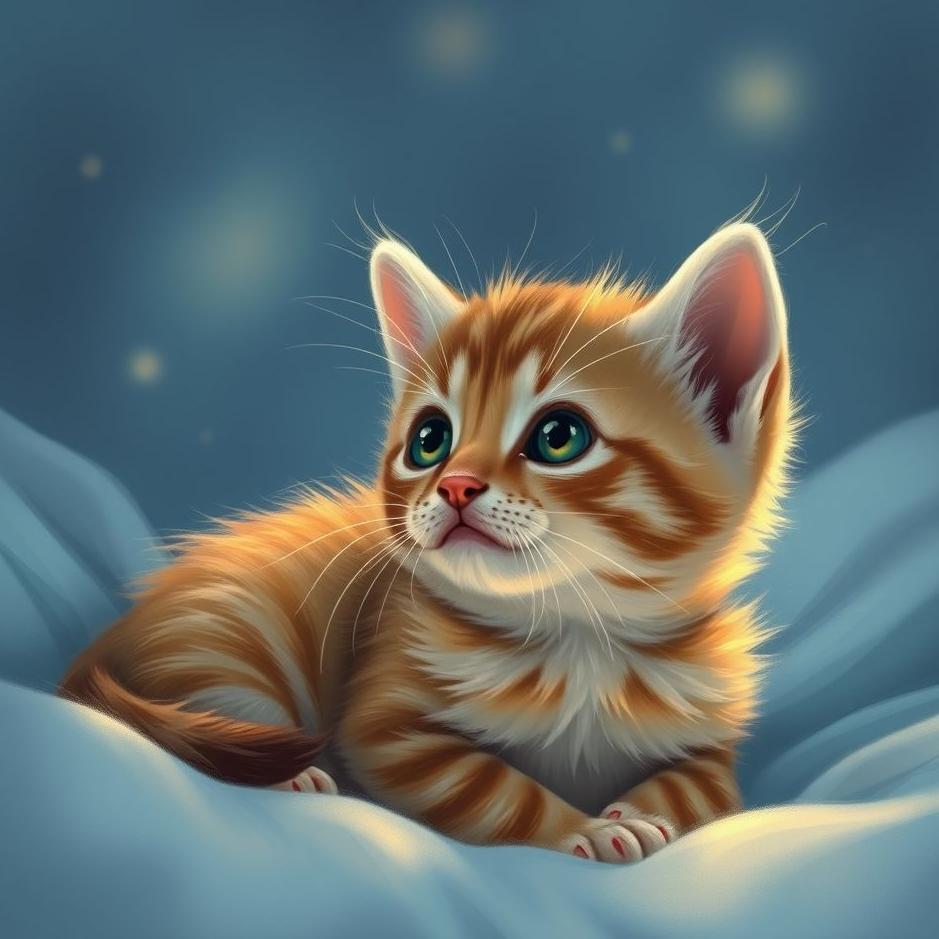 Dream : Being afraid of a kitten in a dream