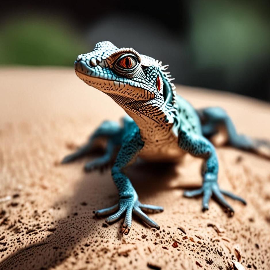 Dream : Being afraid of a lizard in a dream