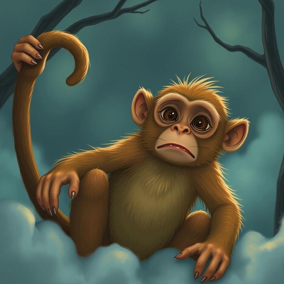 Dream : Being afraid of a monkey in a dream