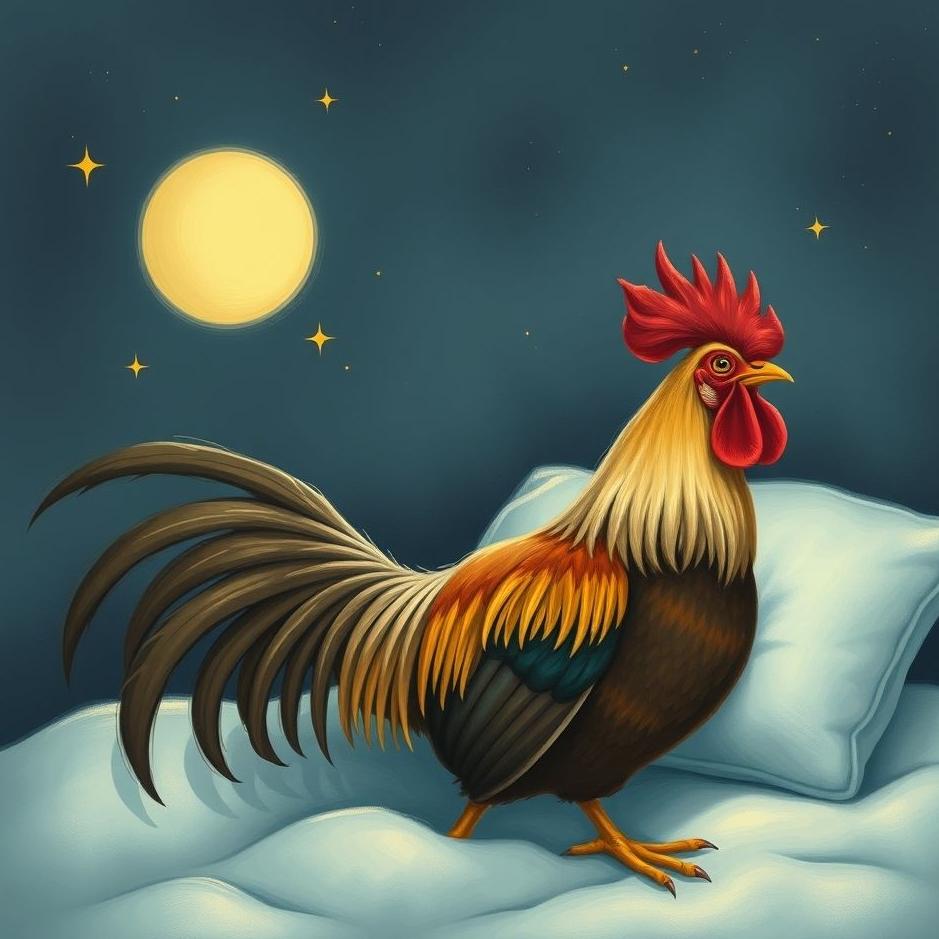 Dream : Being afraid of a rooster in a dream