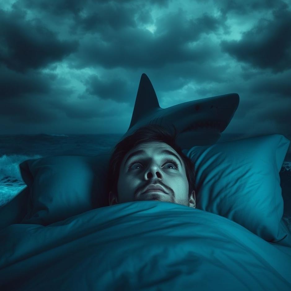 Dream : Being afraid of a shark in a dream