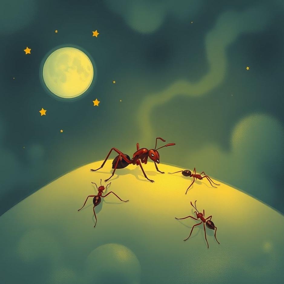 Dream : Being afraid of ants in a dream