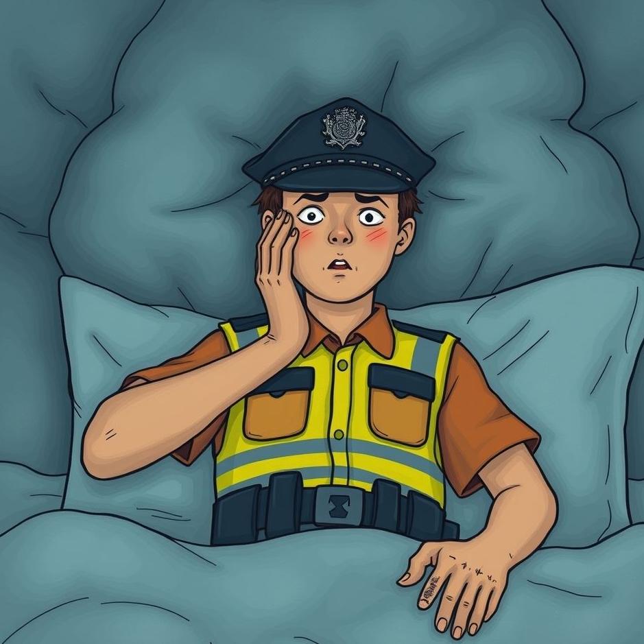 Dream : Being afraid of the police in a dream