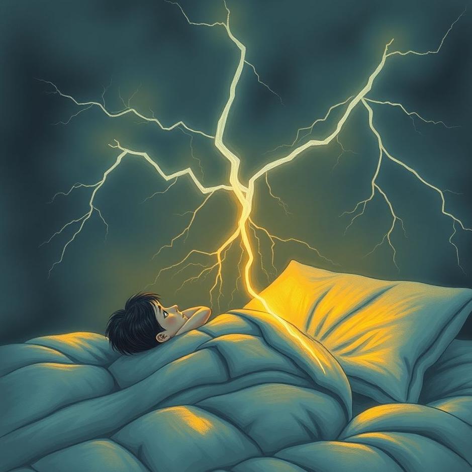 Dream : Being afraid of thunder in a dream
