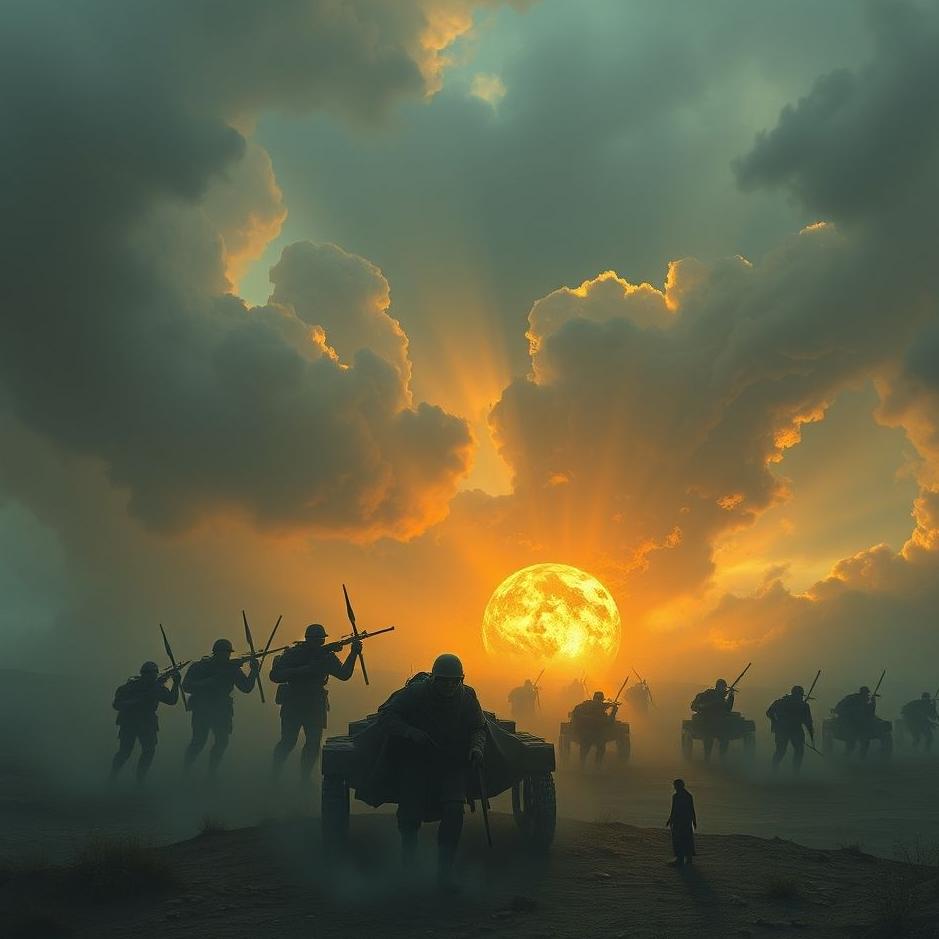 Dream : Being afraid of war in a dream