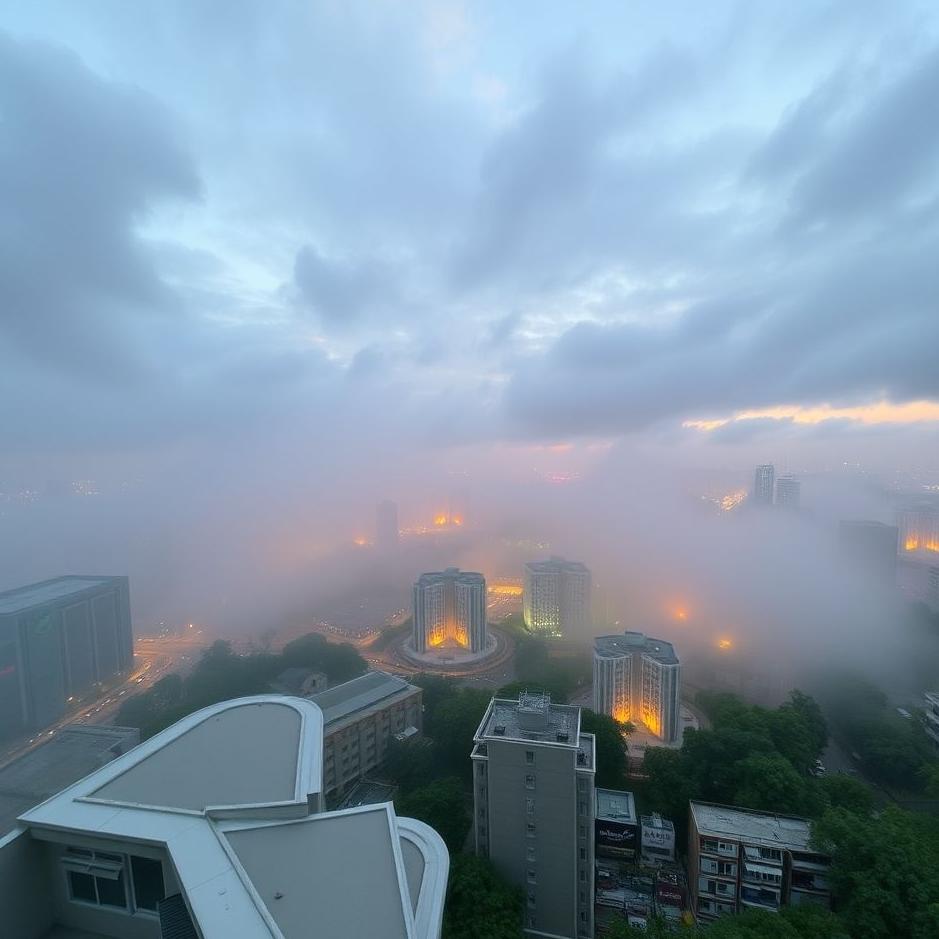 Dream : Being at the top floor of the apartment in the dream