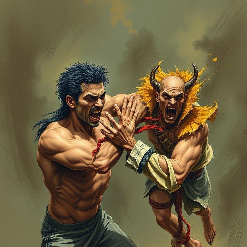 Dream : Being beaten by a madman 