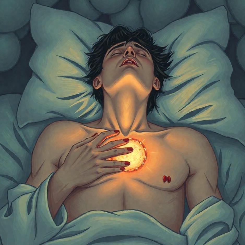 Dream : Being bitten in the chest in a dream