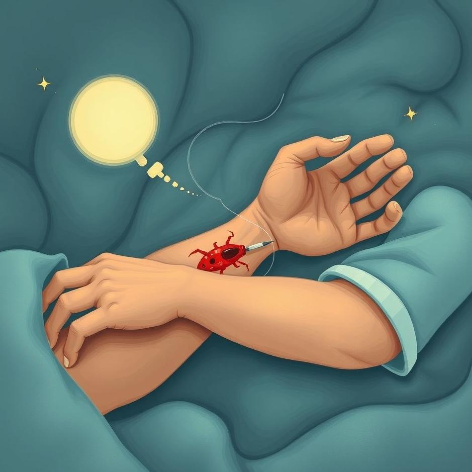 Dream : Being bitten on the arm in a dream