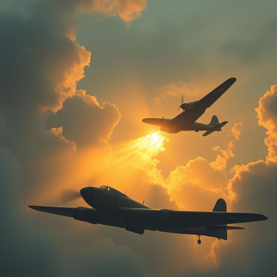 Dream : Being bombed by a warplane in a dream