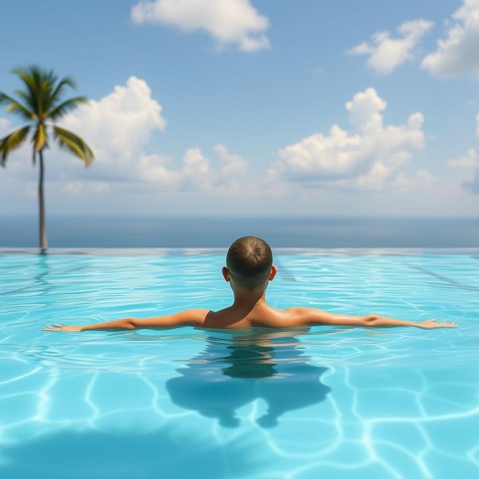 Dream : Being by the pool in a dream