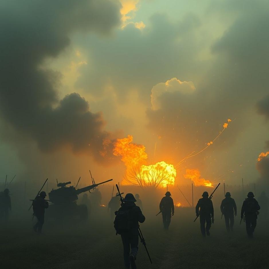 Dream : Being caught in the middle of a war in a dream